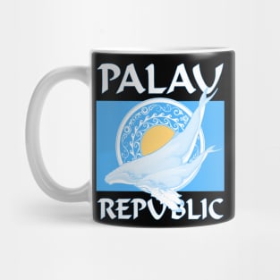 Republic of Palau Flag with Humpback Whales Mug